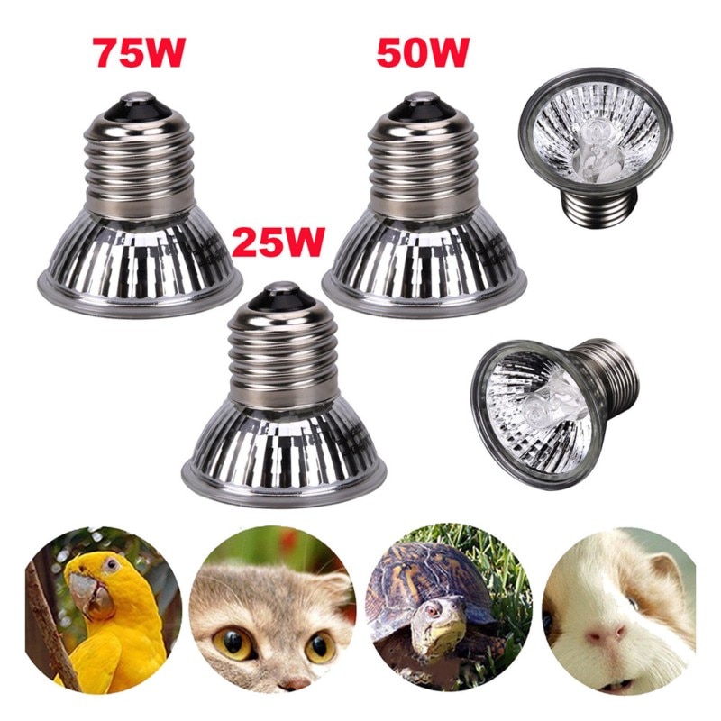 Neue Haustier Heizung lampe UVA UVB 220 V 25 w/50 w/75 w Gesamte Spektrum Solar- Licht Raupe Uv Heizung Schildkröte Sonne Birne Eidechse Lampe