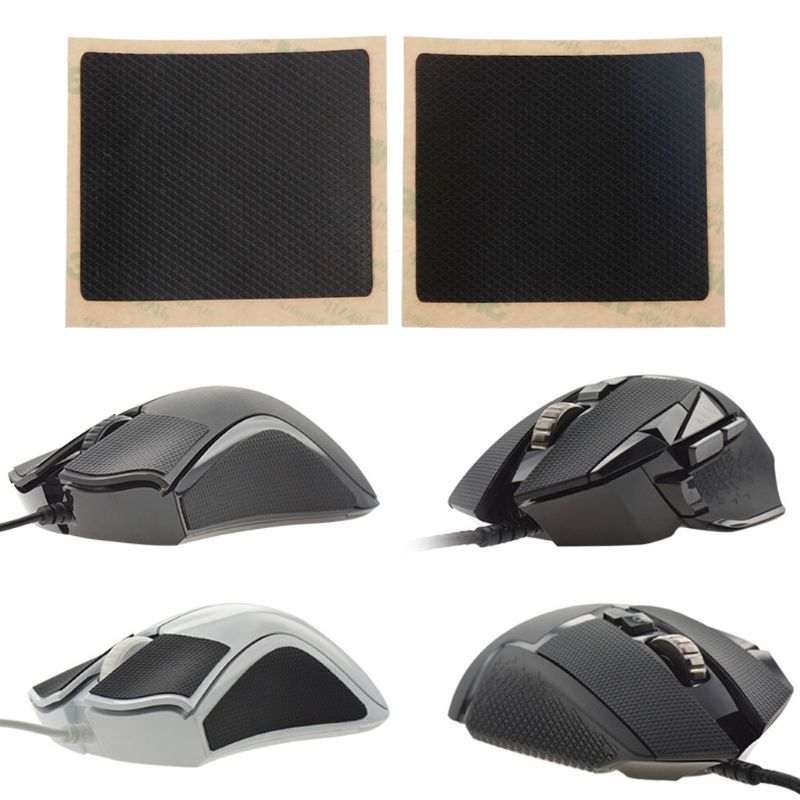 2 Teile/paket Original Hotline Spiele DIY 6x7cm Maus Rollschuhe Seite Aufkleber Schweiß Besteändig Pads Anti-Unterhose Band