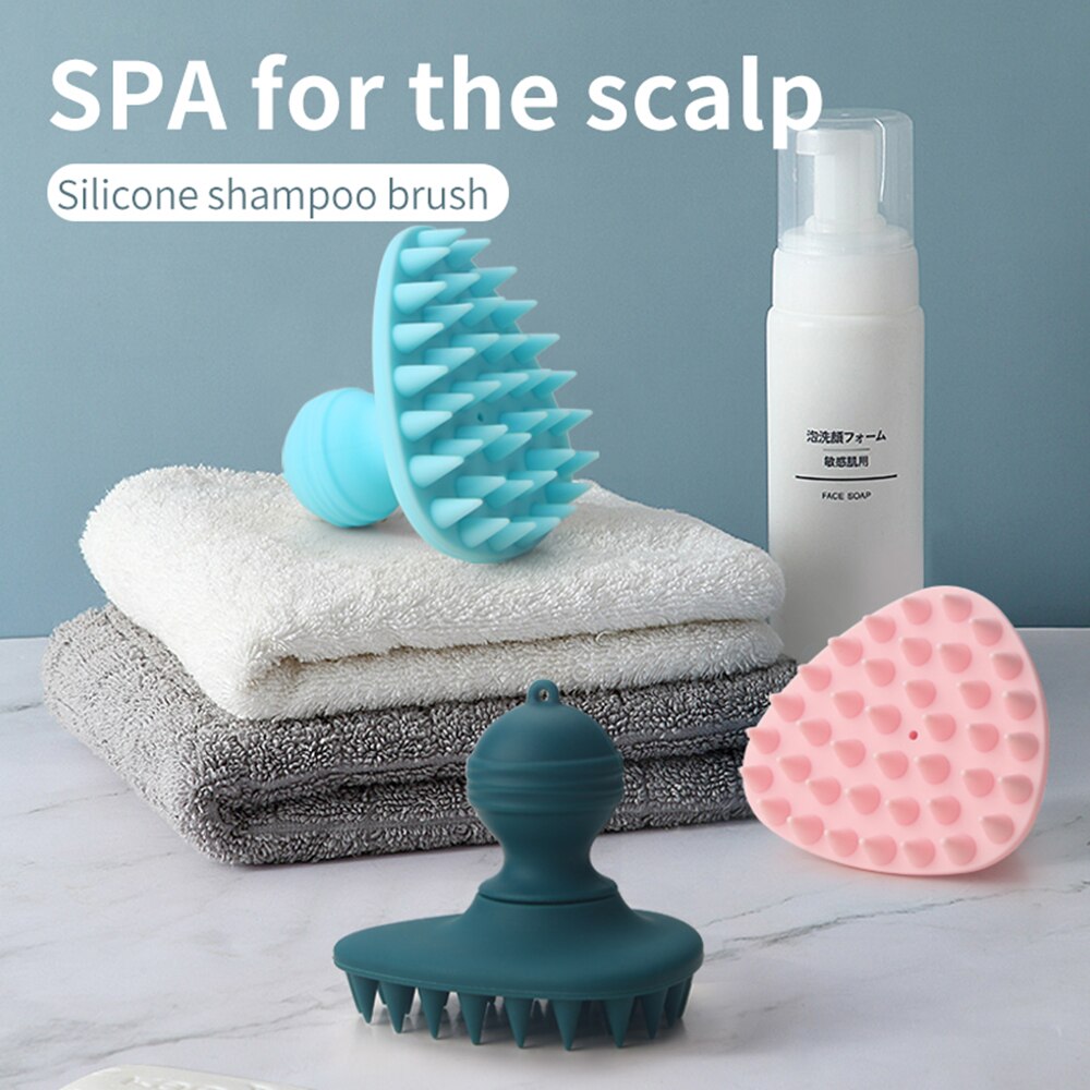 Multi-funktion Abnehmen Massage Pinsel Silikon Kopf Körper Shampoo Kopfhaut Massage Pinsel Kamm Haar Waschen Kamm Dusche Schlecht Pinsel