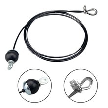 2,5 M Einstellbare Stahl Draht Seil Bausatz DIY Gewicht Multi Fitnessstudio Kabel Fitness Rolle Tragbaren Fitness Ausrügestochen Zubehör