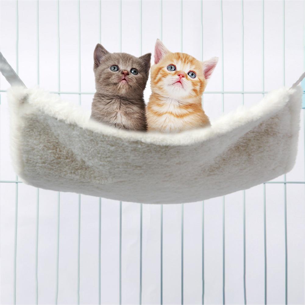 neue Warme Hängen Katze Bett matt Weiche Katze Hängematte Winter Hängematte Haustier Kätzchen KäFeige Bett Abdeckung Kissen
