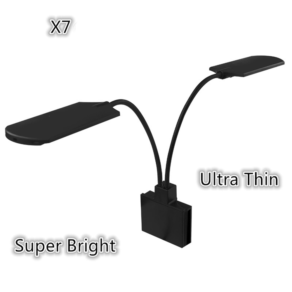 Super schlank LED Aquarium Beleuchtung frisch Pflanzen wachsen hell 10W Wasser- Pflanze Beleuchtung Clip-an Lampe Pro Fisch Nano Panzer