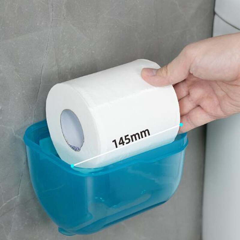 1 stücke Schlecht Wc Papier handtuch Halfter Zauberstab Halterung Kunststoff WC Wc Papier Halfter mit Lagerung Regal Gestell Papier Lagerung Kasten