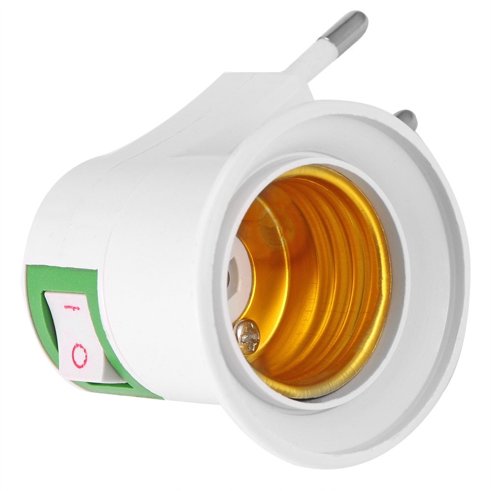 E27 Professionelle Super Leichte Lampe Licht Steckdose E27 Buchse Lampe Basis Lampe Buchse mit Schalter EU Stecker für Bühne licht
