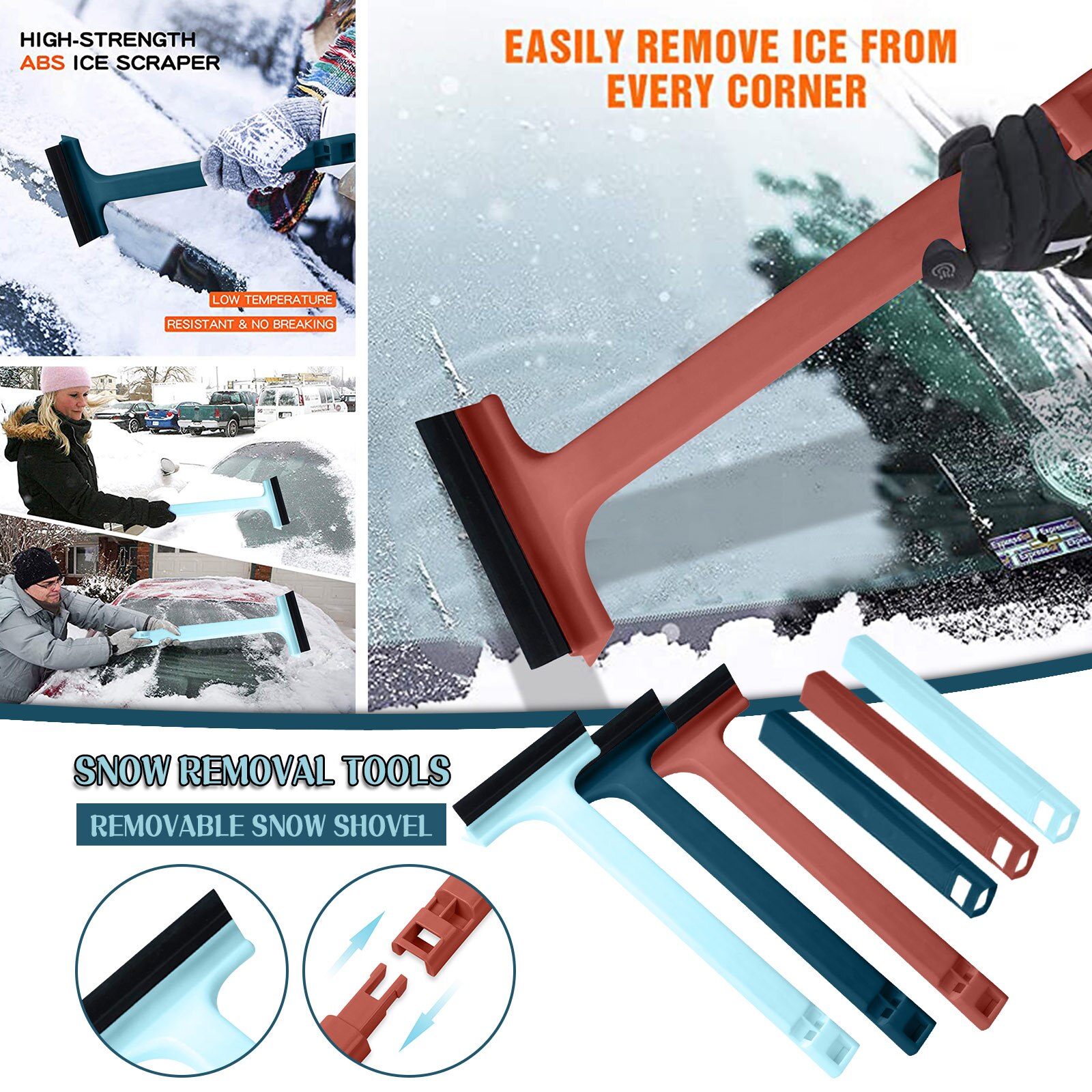 Auto Windschutzscheibe Schnee Eis Schaber Auto Windschutzscheibe Auto Eis Entfernen sauber Werkzeug Fenster Reinigung Werkzeug Winter Auto Waschen Schnee Entferner