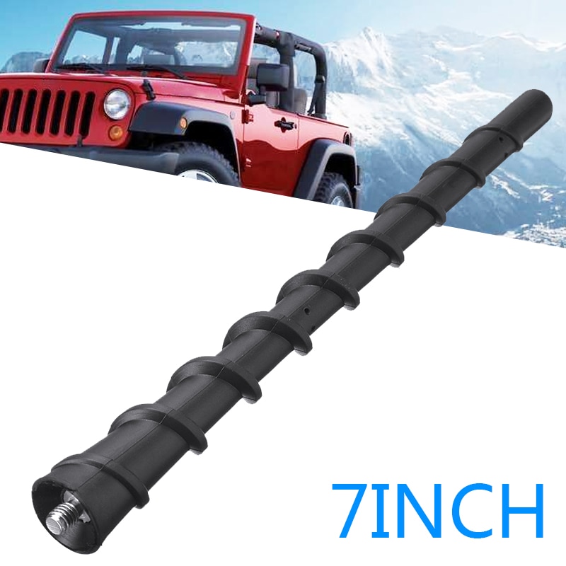 1pc 7 zoll Auto Auto Waschen Beweis Antenne Antennen Für Jeep großartig Cherokee Kompass Kommandant Wrangler Rubikon Patriot