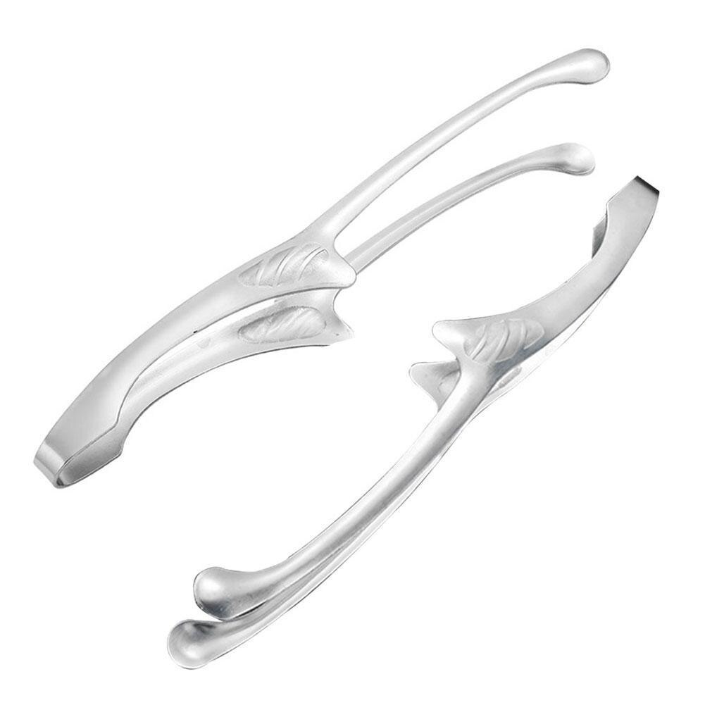 Stahl BBQ Lebensmittel Grill Clip Grill Kochen Tong Küche Klemme Brot Grillen Backen draussen M4I7