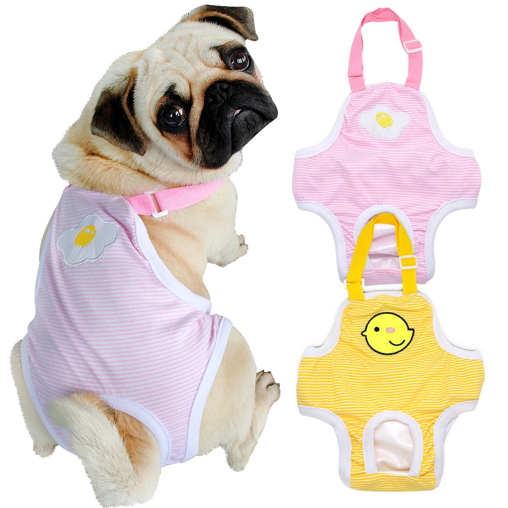 Hund Physiologischen Hosen Weibliche Hund Katze Waschbar Windeln Sanitär Höschen Für Hunde Unterwäsche Slip Gesamt M-L Haustier Zubehör