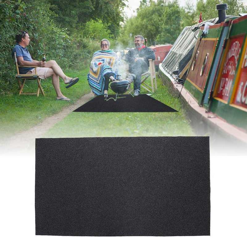 Feuerfeste Wärme BBQ Gas Grill Spritzer matt matt Hinterhof Boden Schutzhülle Teppich für Zuhause Küche inländisch