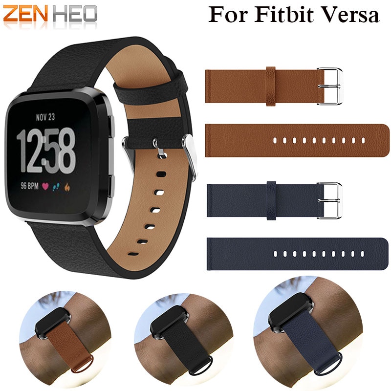 Ersatz Uhr Band Leder handgelenk Armbinde Armbinde Armbinde Gürtel für fitbit versa Clever Uhr Armbinde Neue