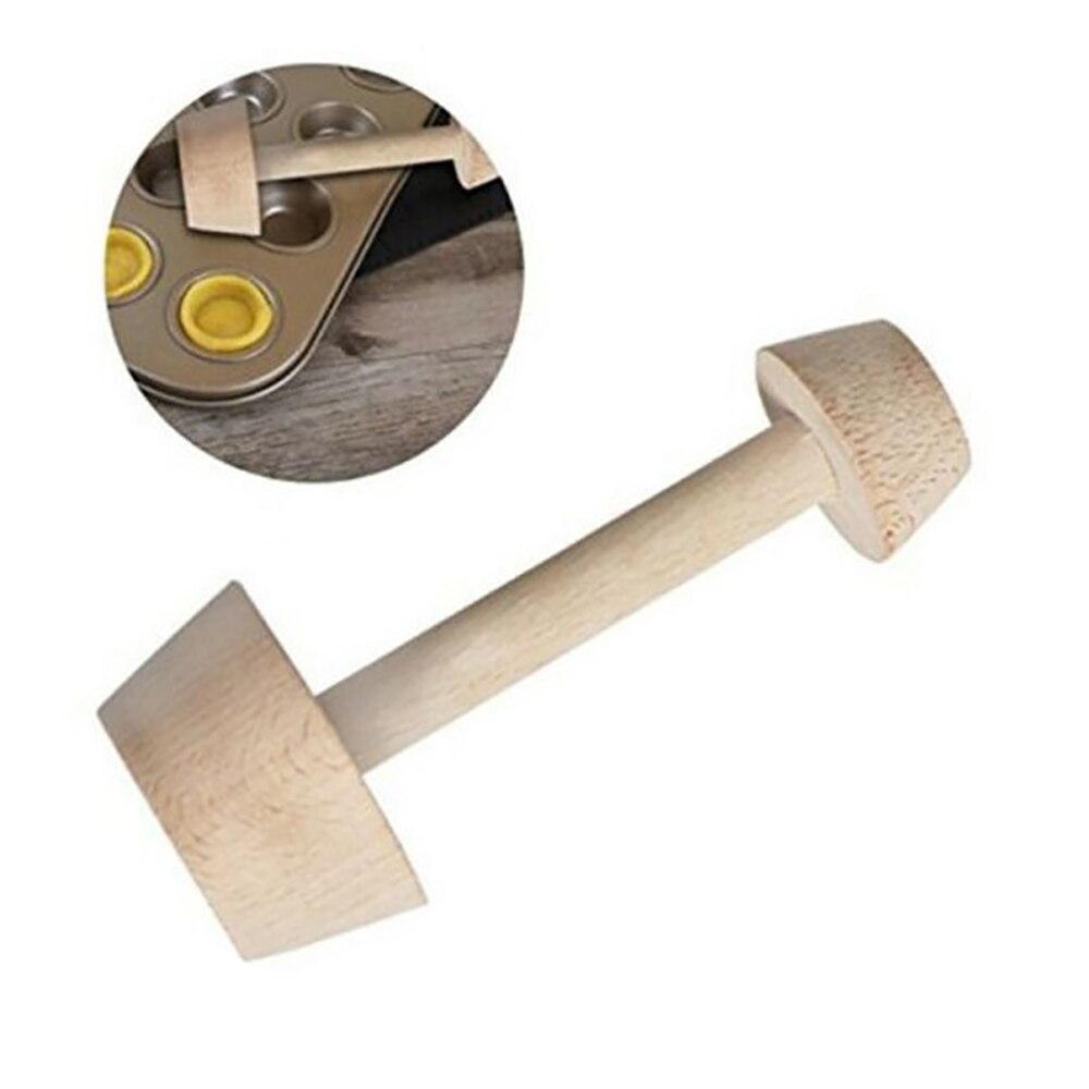 Holz Ei Torte bilden Cupcake Muffin Backen Tasse Tartlets Pfanne Gebäck manipulieren Kuchen Drücker Ei Torte Doppel-Ende Manipulationen DIY Backen Werkzeug