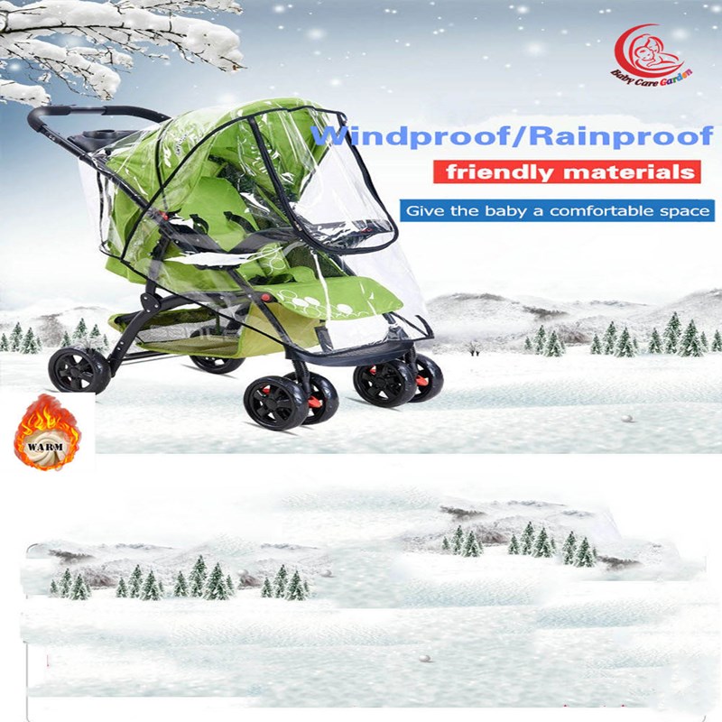 kinderwagen Zubehör Wasserdichte Regen Abdeckung transparent Wind Staub Schild Reißverschluss Öffnen Für Baby Kinderwagen Kinderwagen Regenmantel