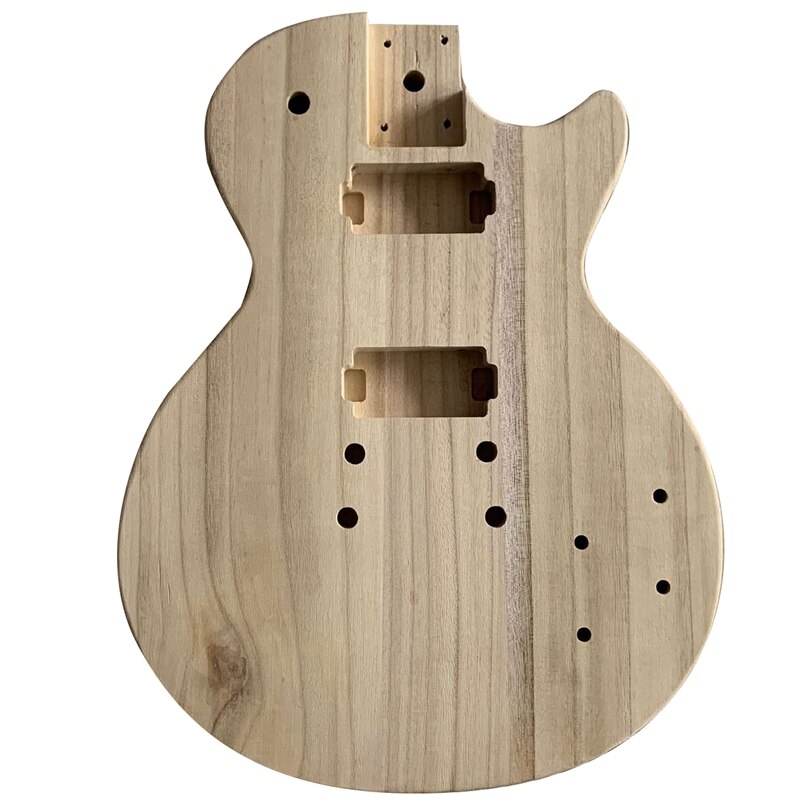 unvollendet Handgefertigten Gitarre Körper Candlenut Holz Elektrische Gitarre Körper Gitarre Fass Ersatz Teile