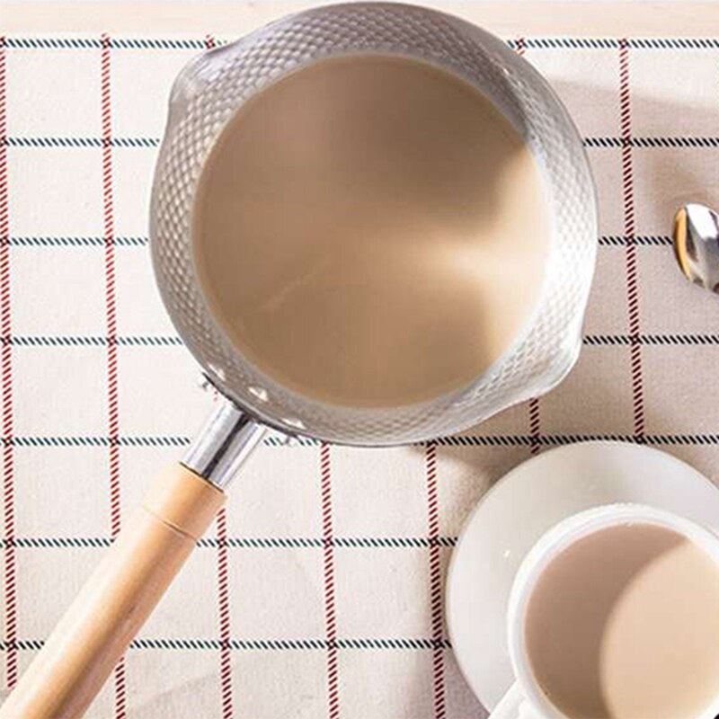 Japanischen Nicht-Stock Pfanne Nudel Topf Milch Topf Holzgriff Aluminium Topf Geschirr Pfanne Heimat Küche Kochen Werkzeuge