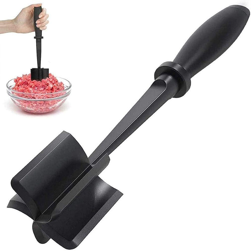 1PC Multifunktions Wärme Beständig Fleisch Stampfer Hamburger Zerhacker Boden Fleisch Zerhacker Utensil Nicht Stock Kochgeschirr Küche Werkzeug