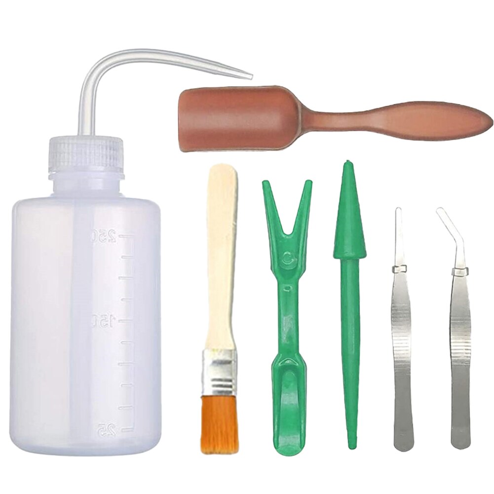 NEUE Multi-funktion Mini Gartenarbeit Hand Werkzeuge einstellen Sukkulenten Pflanzen Bewässerung Flaschen Miniatur Garten Pflanzen Eimer Schaufel Werkzeuge