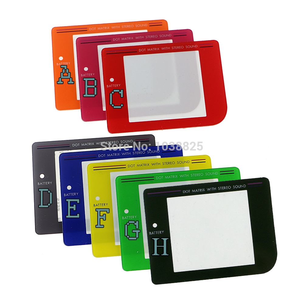 Bunte Kunststoff Schutzhülle Bildschirm Objektiv für Gameboy Klassische GBO GB Objektiv Schutz abdeckung ChengChengDianWan