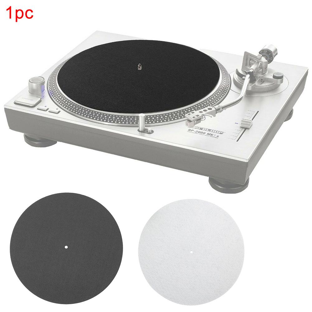 Ersatz Künstliche Wolle Faltbare Plattenspieler Teile Effektive Stabile Schutz Einfach Anzuwenden DJ Pad Praktische Rekord Spieler matt