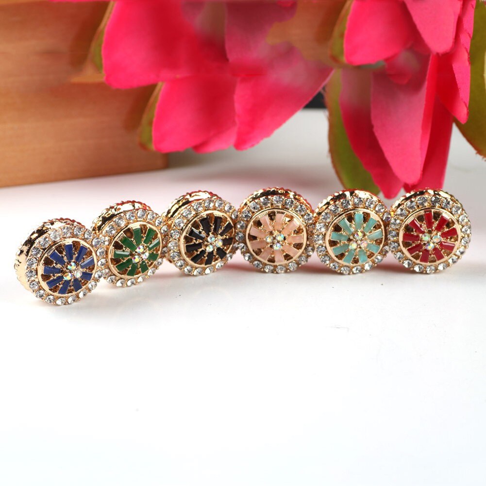 1 pc Frauen Einzigartige Blume Magnet Legierung Brosche Jahrgang Muslimischen Schal Schnalle Hijab Anzug Kragen Schals Schnalle