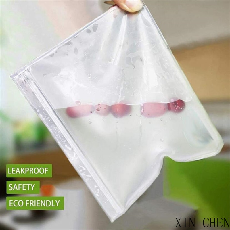 1pc Frische Tasche Lebensmittel Lagerung Tasche Frische wickeln Silikon Lebensmittel Lagerung Container Dicht Behälter Mehrweg Stand hoch Postleitzahl Geschlossen tasche