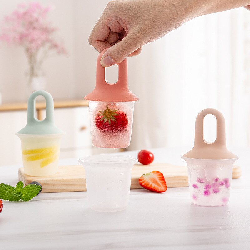 5Stck Gefrorene Eis bilden Saft Popsicle-Hersteller Eis bin Stiel bilden DIY Werkzeug Eis Popsicle Eiswürfel haushalt Eisform