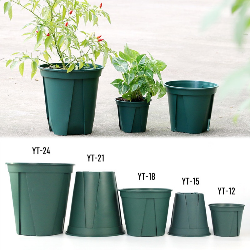 Kunststoff Kindergarten Topf Sämling Tablett Heimat Garten Wurzel Anlage Topf Transplantation Blume Container Sukkulenten Blumentopf Große Kapazität