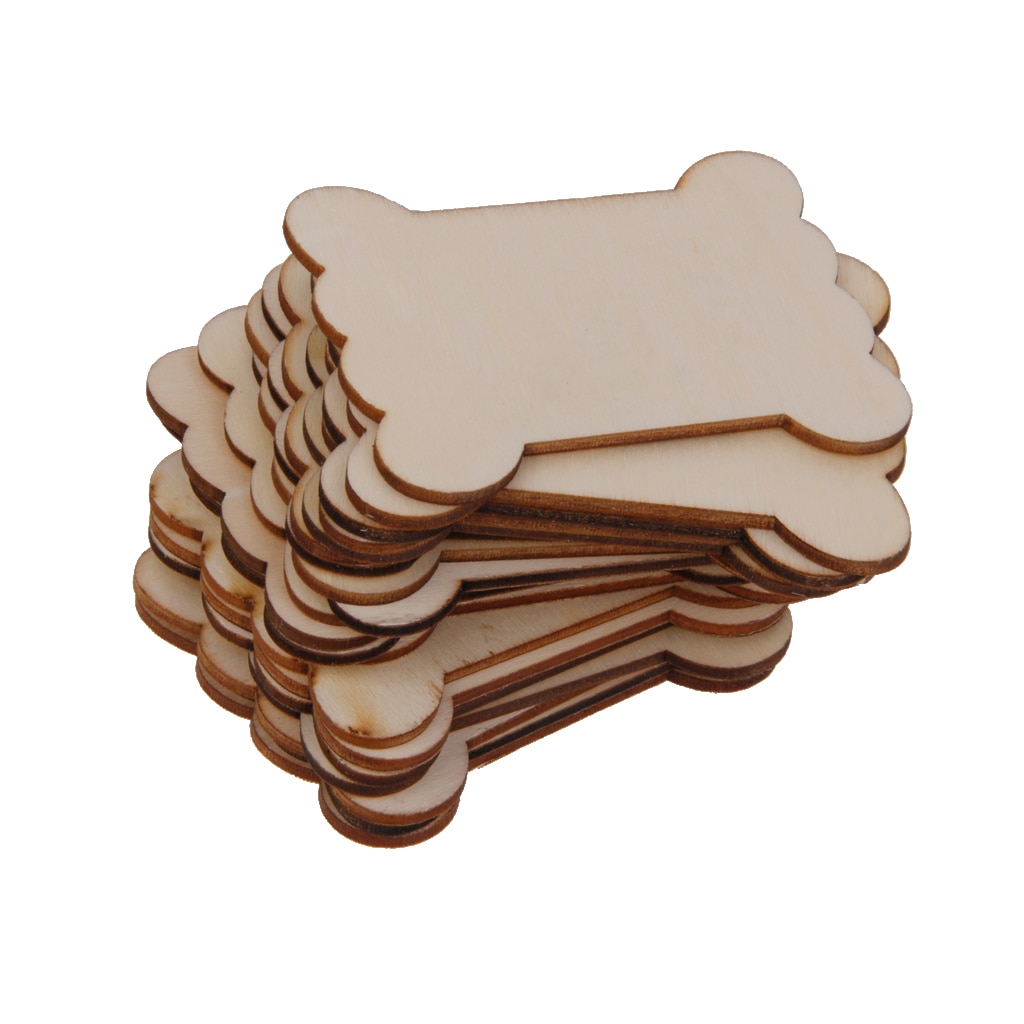 20 holz leer Gewinde Band BindfäHöhle Spule Organizer Flachen Spule NäHenne Werkzeug