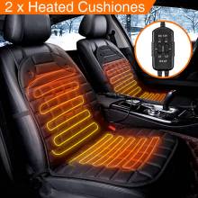 2Stck 12V Universal- Schnelle Verdicken Beheizte Auto Sitzkissen Abdeckung Elektrische Heizung Winter Wärmer Heizung Pad