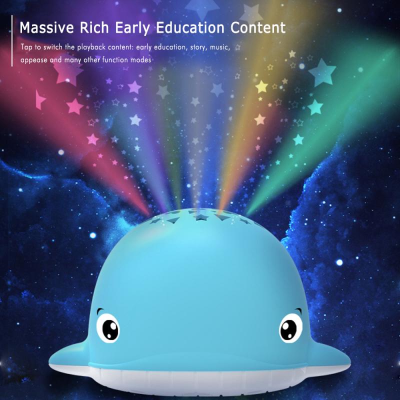 Baby Leucht Spielzeug Nachtlicht Stern Musik Spieler Projektion Lampe Baby LED Schlaf Zu Beschwichtigen, sterben Lampe