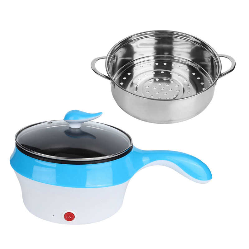 1,8 L Multifunktions Elektroherd Niedrigen Energie Nicht-Stock Mini Topf mit Lebensmittel Dampfer 220V Reiskocher, dampf Herde
