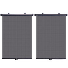 Neue 2 Stck Auto Zubehör Versenkbare Seite Fenster Auto Sonnenschutz Vorhang Automatische Sonnencreme Rollos Fenster Film