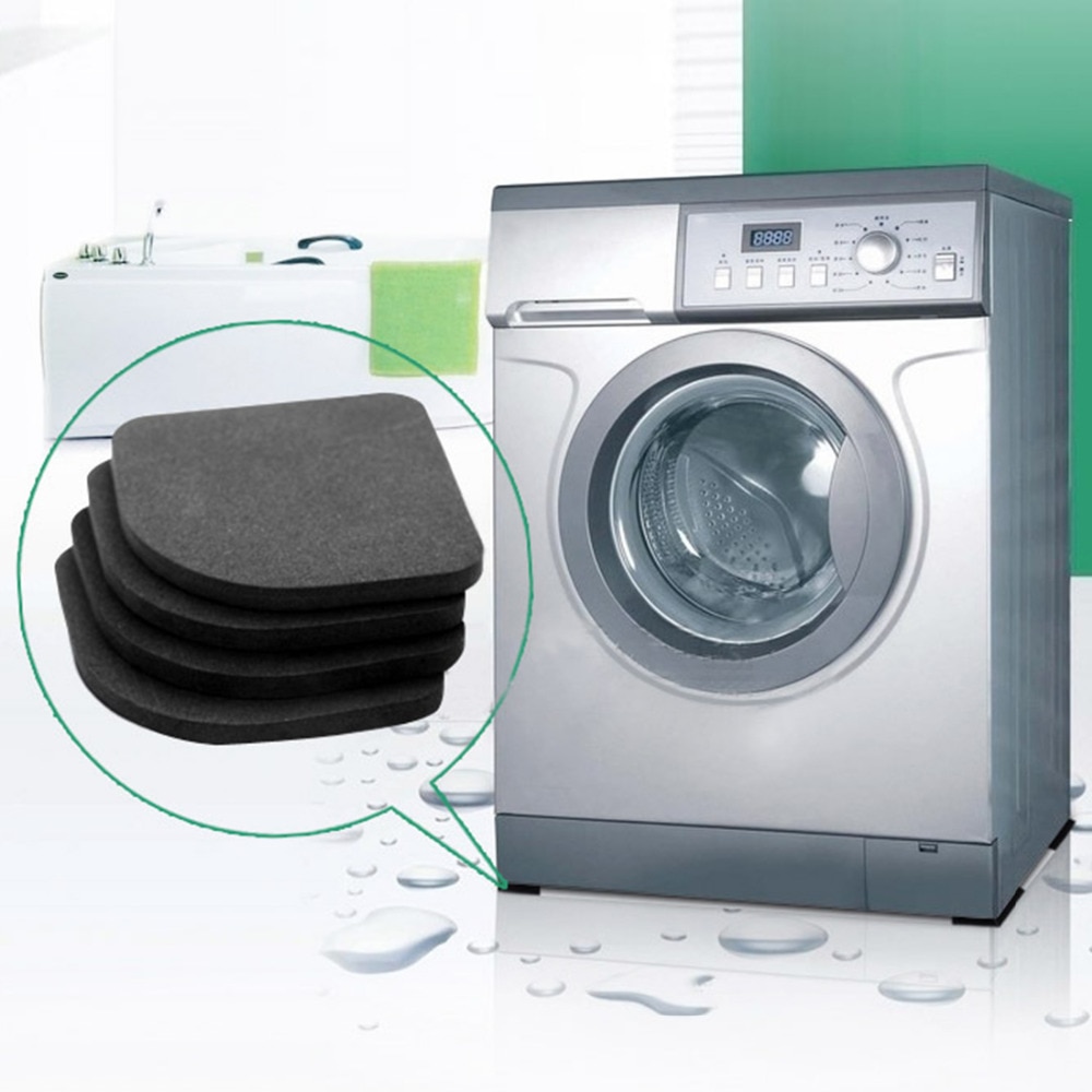 4 stücke Waschmaschine Pad Kühlschrank Boden Protektoren Anti Vibration Möbel Schock nachweisen nicht Unterhose Füße Maßgeschneidert matt