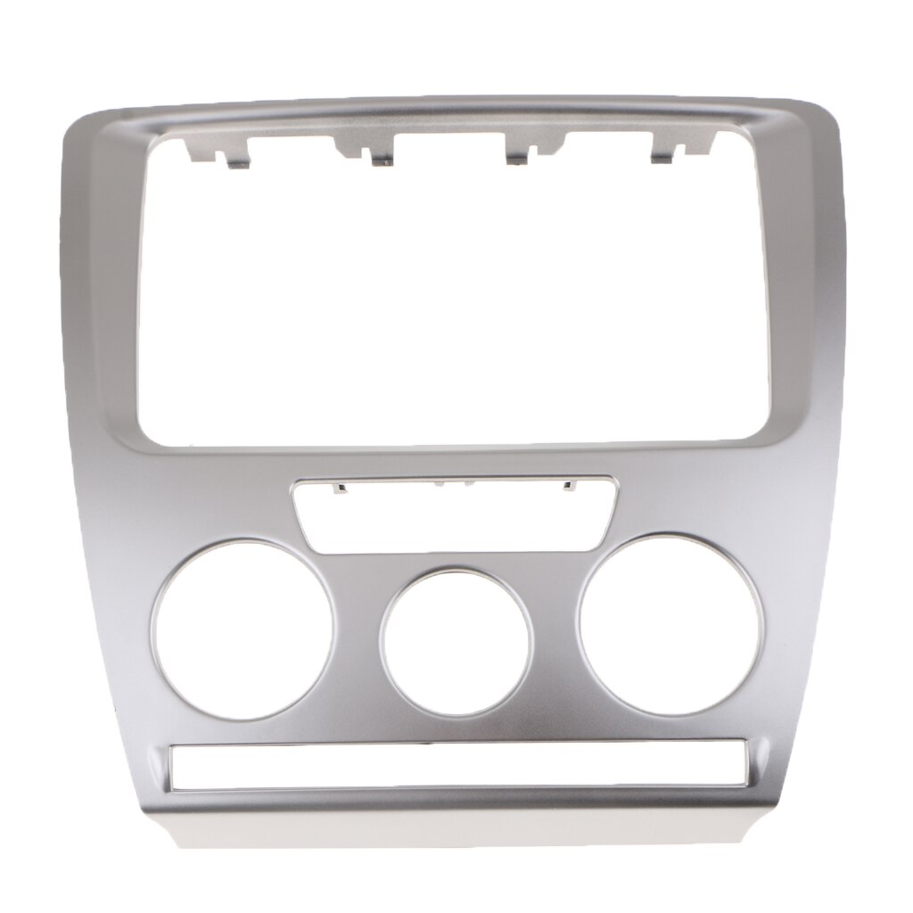 Doppel 2 Lärm Auto DVD Rahmen Radio Faszie Für Skoda Octavia 2007 Metall Stereo Gesicht Platte Rahmen Radio Tafel Bindestrich montieren Bausatz