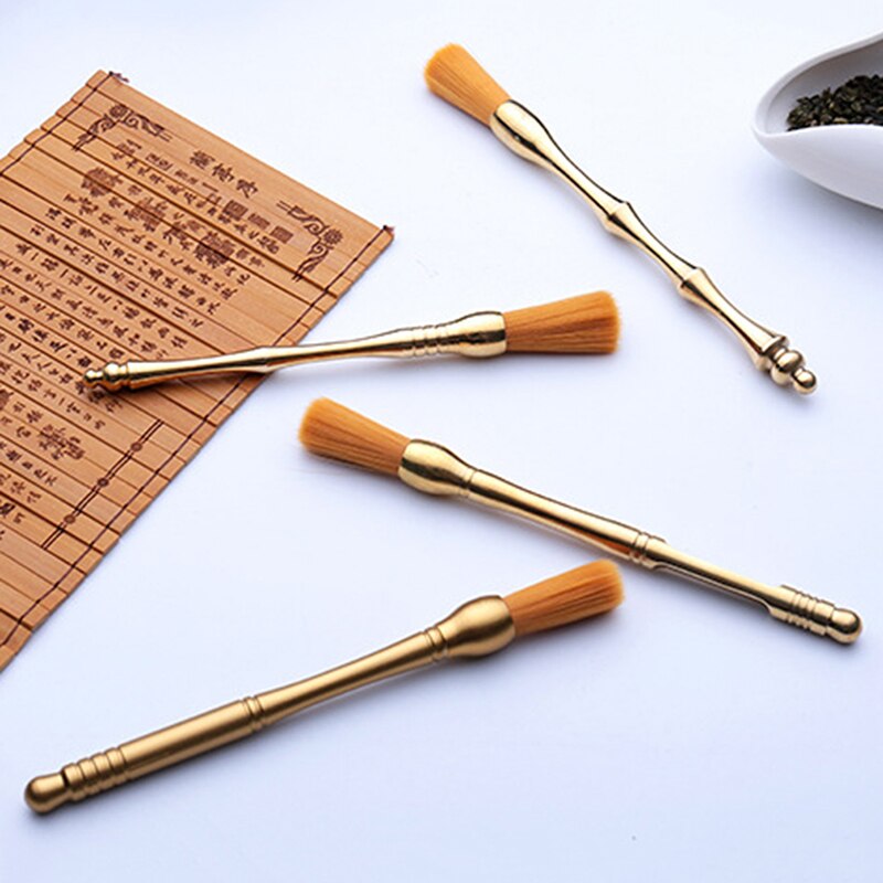 Reines Kupfer Hoher Klasse Tee Pinsel Kreative Boutique Büro Hause Tee Zubehör Tee Luxus Pinsel Matcha Tee Pulver