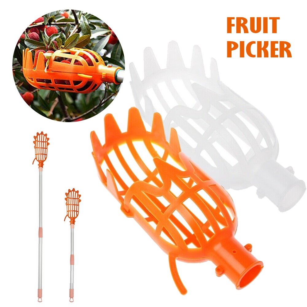 1PC Kunststoff Obst Pflücken Werkzeug Obst Pflücker Ohne Griffe Obst Fänger Bauernhof Garten Hardware- Pflücken Gerät GewächshäNutzer Werkzeug