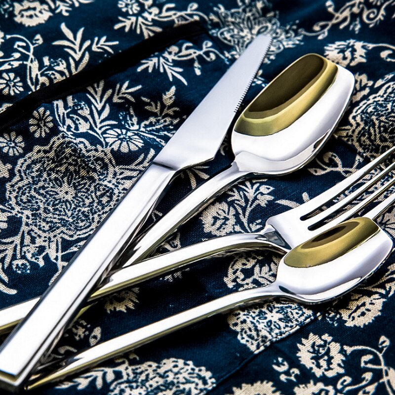 Ritter von edelstahl westlichen speisen Steak messer gabel vier westlichen messer und gabel westlichen stil lebensmittel geschirr haushalt appl