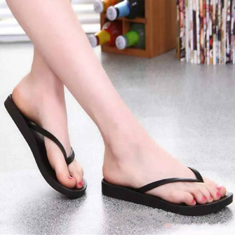 Haus Schuhe Frau Schlecht Frauen Hausschuhe drinnen kippen-Flops Sommer Boden Hause Weichen Boden Hausschuhe Strand Schuhe