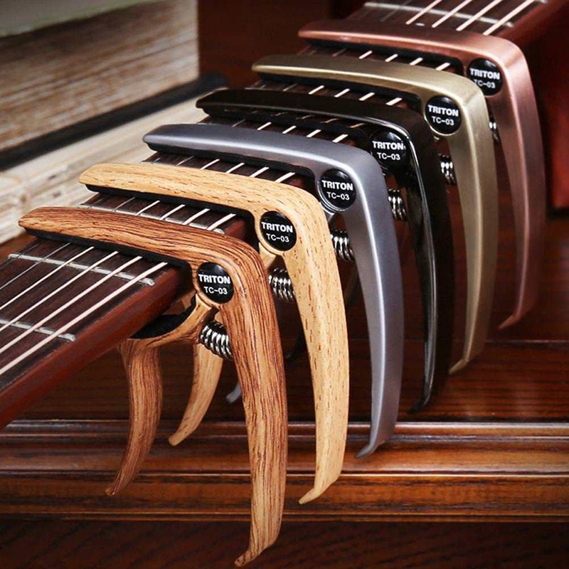 Aluminium Legierung Metall Neue Gitarre Capo schnell Veränderung Klemme Schlüssel akustisch klassisch Gitarre Capo Für Tonne Einstellen