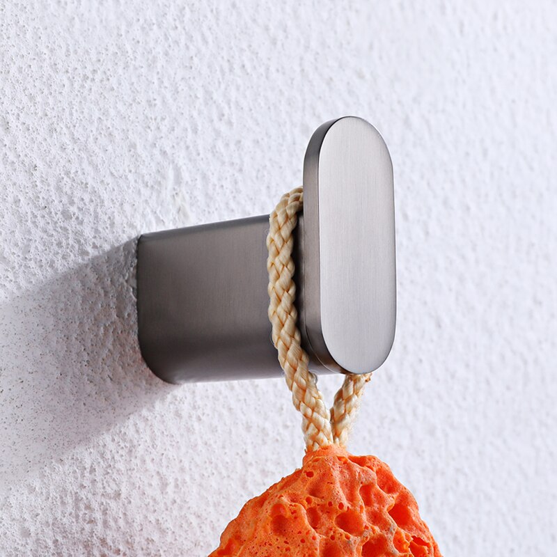 Kleid Handtuch Haken Zauberstab Montiert Einzigen Waschraum Handtuch Hängen Halfter Rotguss Grau Zubehör Schlecht Kleid Halfter