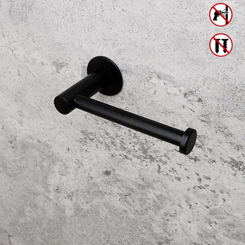 Freies Nagel Klebstoff Wc Papier Halfter 304 Edelstahl Schwarz Rolle Papier Halfter Schlecht Wc Papier Halfter Gewebe Hängen