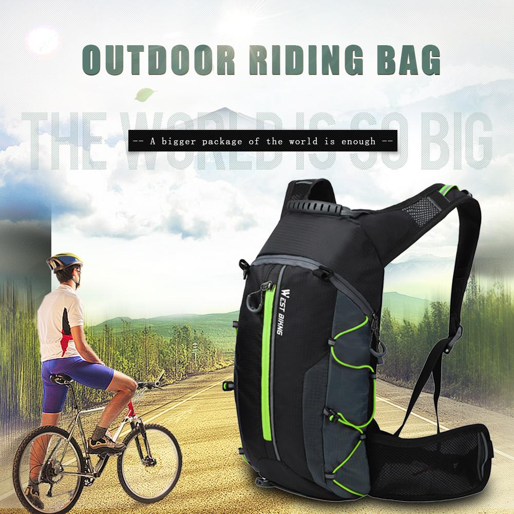 Westen RADFAHREN 10L Fahrrad Rucksack Wasserdichte Tasche Laufen draussen Bergsteigen Rucksack praktisch Rucksack für draussen Sport