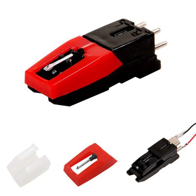 Vinyl Plattenspieler Plattenspieler Patrone mit Universellen Ersatz Stift Nadeln für LP Phonographen Plattenspieler für Crosley Io