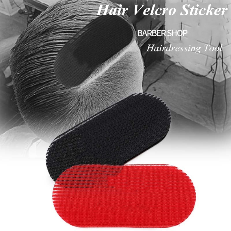 Männer retro Styling Öl Kopf Haar Klett Aufkleber Haar Modellierung Aufkleber Frauen machen-hoch Pony Aufkleber Salon Friseur Werkzeug G1110
