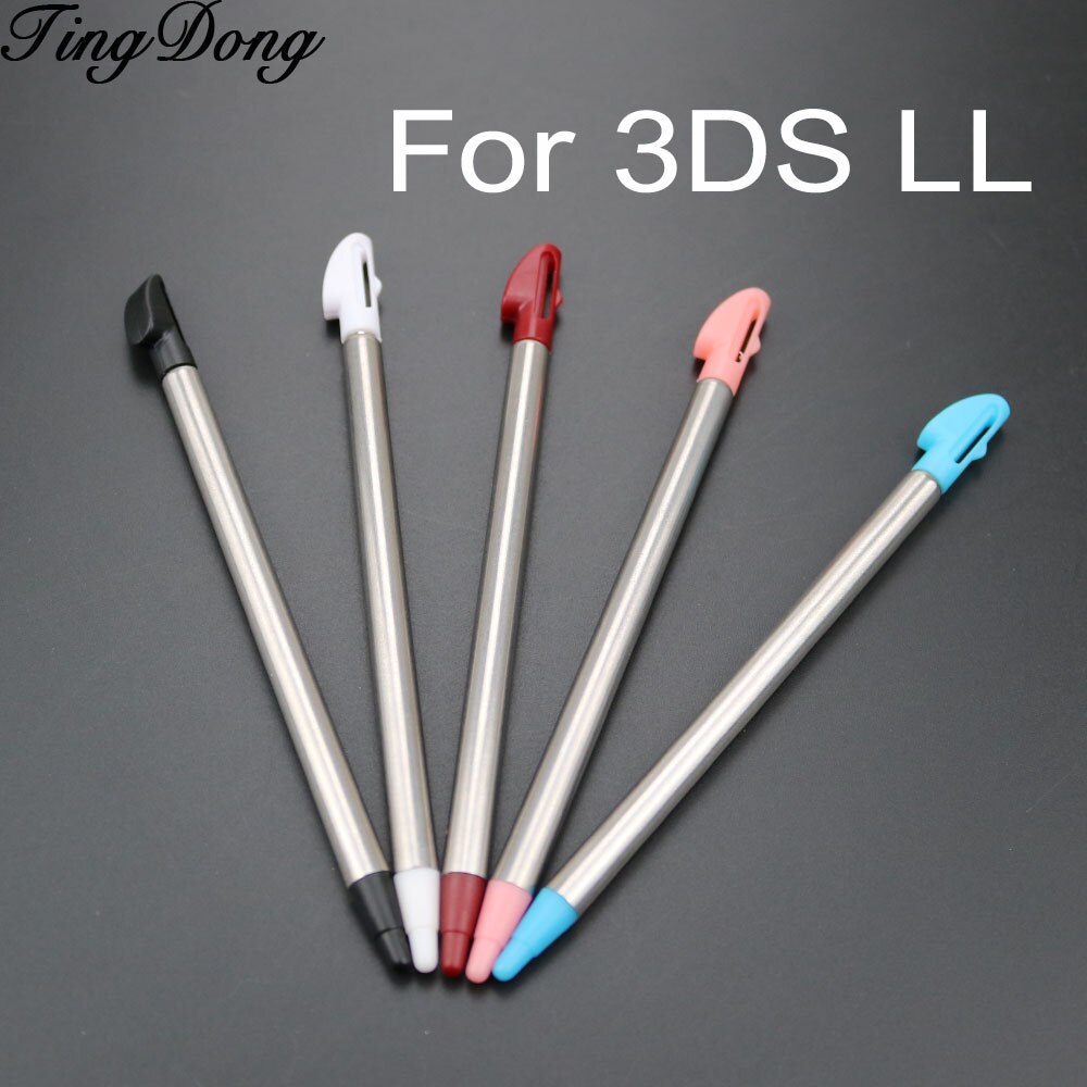 TingDong 100 stücke Touchscreen Len Versenkbaren Stift Kuli Ersatz für 3DS XL für 3DS LL Metall Stift stift