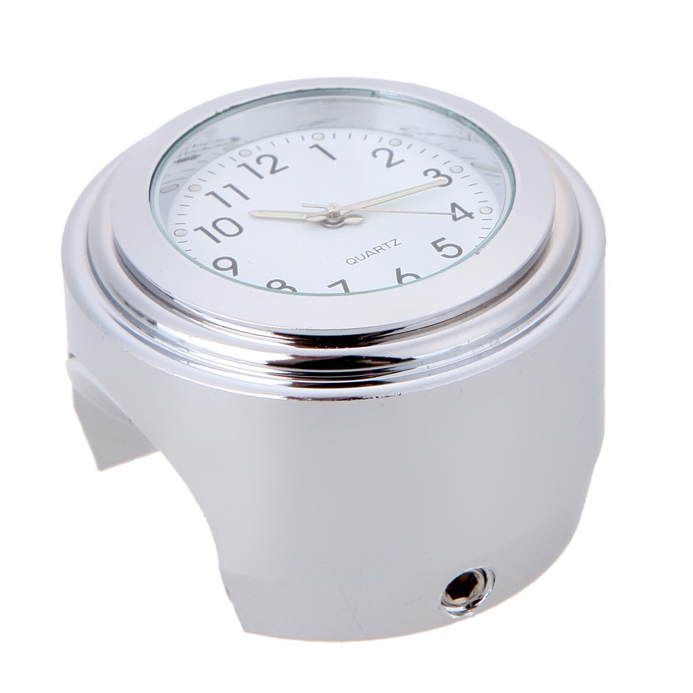 Universelle Wasserdichte 7/8 Motorrad Fahrrad Lenker Halterung Uhr Uhr Aluminium Legierung Fahrrad Moto Teile Zubehör