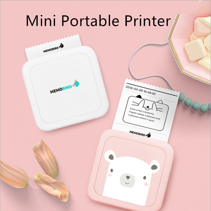 MEMOBIRD G3 Wifi Foto Drucker Tragbare Drahtlose Tasche Thermische Empfang Etikett Drucker Mini Druck Foto Drucker
