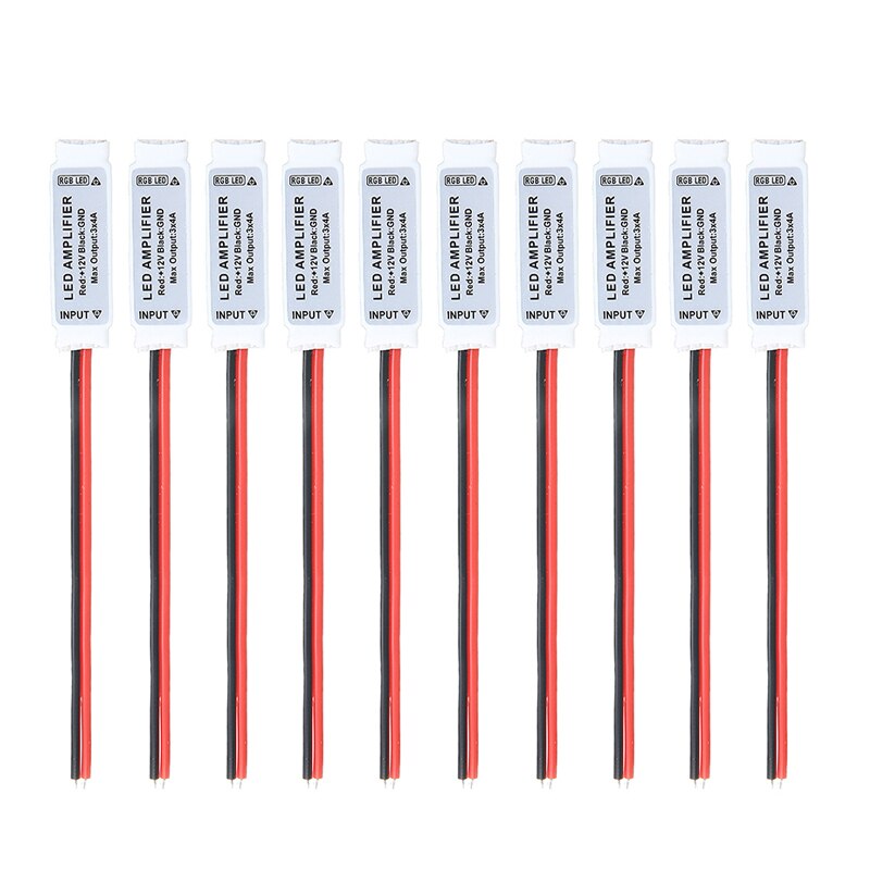 5Stck Mini LED RGB Verstärker Für 3528/5050 RGB LED Streifen Licht LED Licht Streifen Zubehör Beleuchtung Werkzeug Teile DC 12V 12A