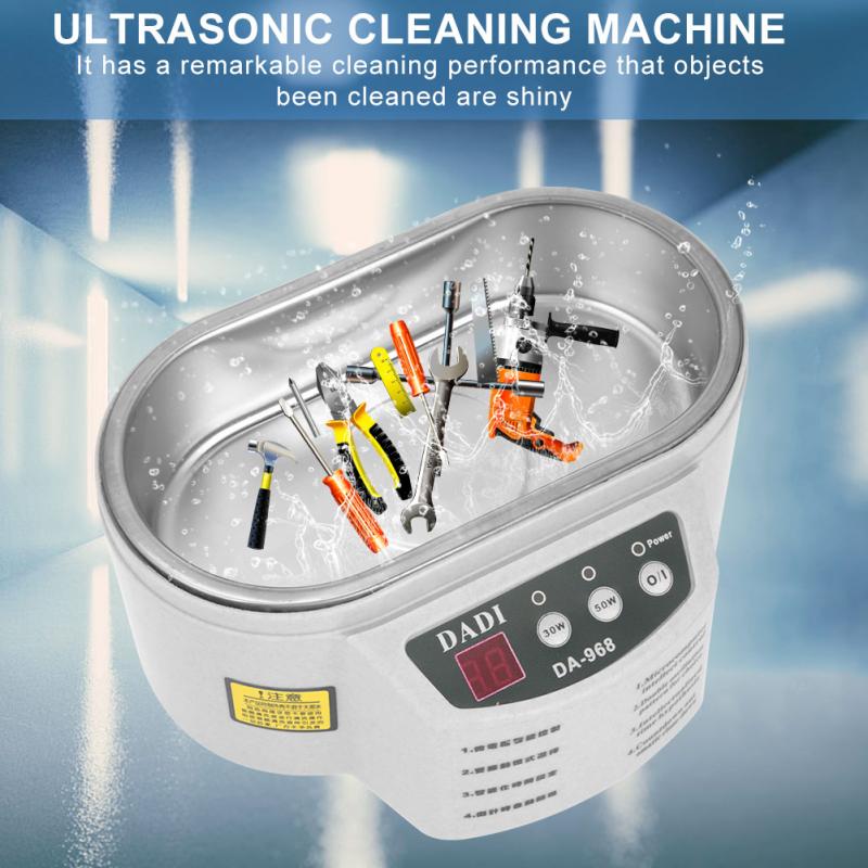 600ml Digitale Mini Ultraschall Reiniger mit Timer Ultraschall Maschine für Schmuck Uhr Brillen Rasierer Zahnbürste Teil