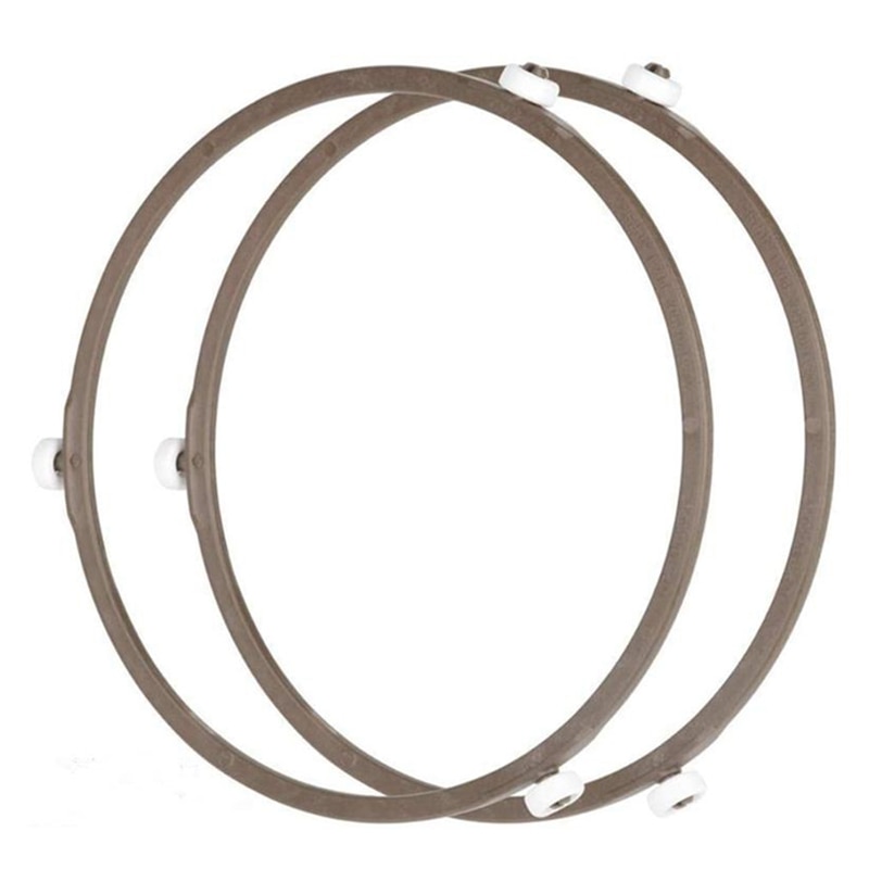2 mikrowelle Rolle Ring Platte Tablett Rotierenden Halterung Plattenspieler Mikrowelle Plattenspieler Ring (Äußehe Durchmesser Platte 7 Zoll)