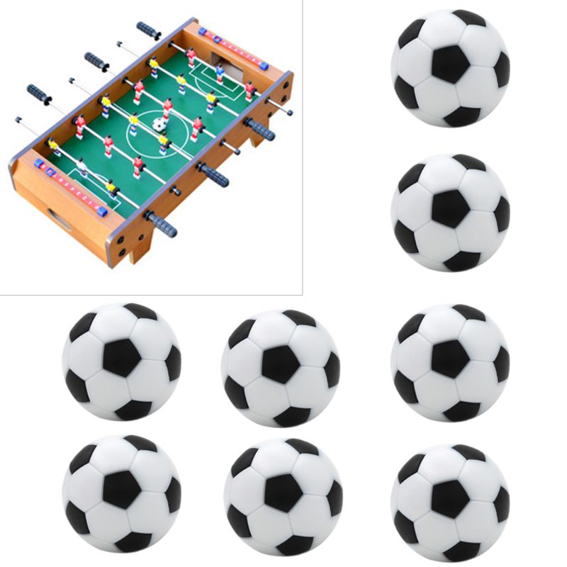 8 stücke 32mm Kunststoff Tabelle FußBall Foosball Fussball FußBall Maschine Zubehör Sport freundlicher drinnen Spiele